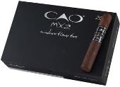 CAO Mx2 Maduro Robusto cigars made in Nicaragua. Box of 20. Free shipping!